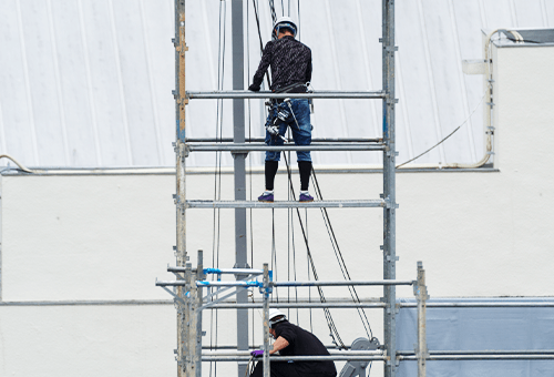 くさび緊結式足場（ビケ足場）